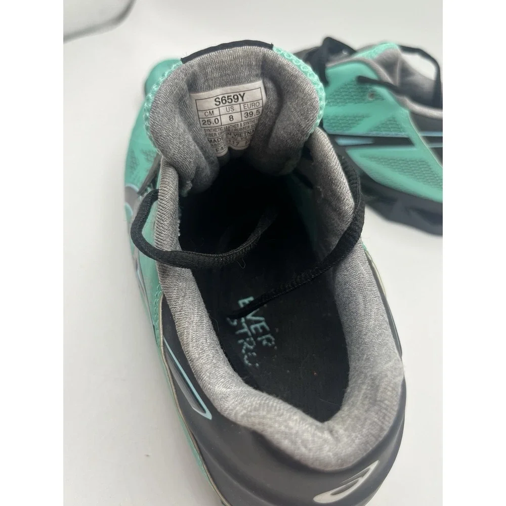 ASICS Lift Master Lite Weightlifting Shoes Teal Black Women's Size 8 S659Y